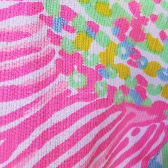 Lilly Pulitzer Roar of the Seas Mila Dress sz 0 EUC gold zip Medallion shift - Picture 9 of 14